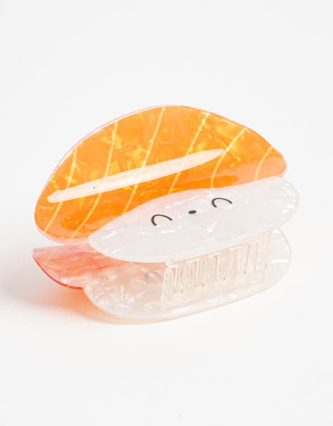 Broche shushi de acrilico.